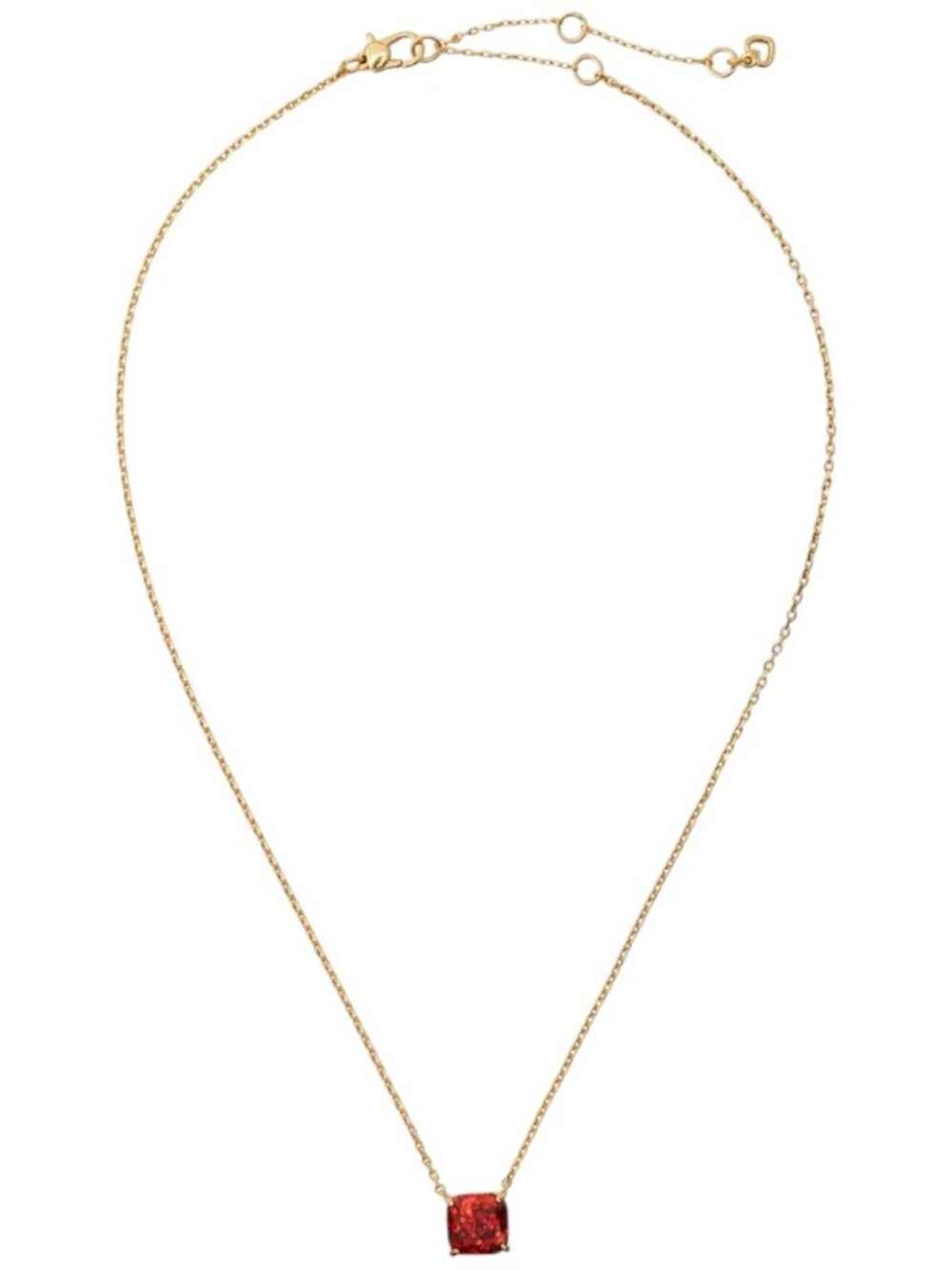 Kate Spade New York Cause A Stir Pendant Necklace in Red - Picture 6 of 7